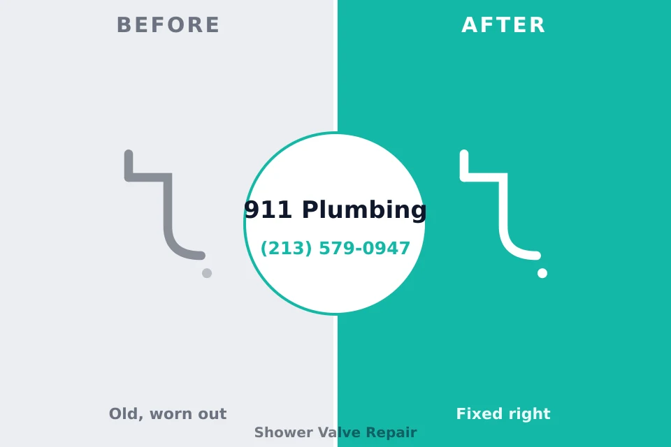 Before and after: plumbing repair Desert Hills, AZ